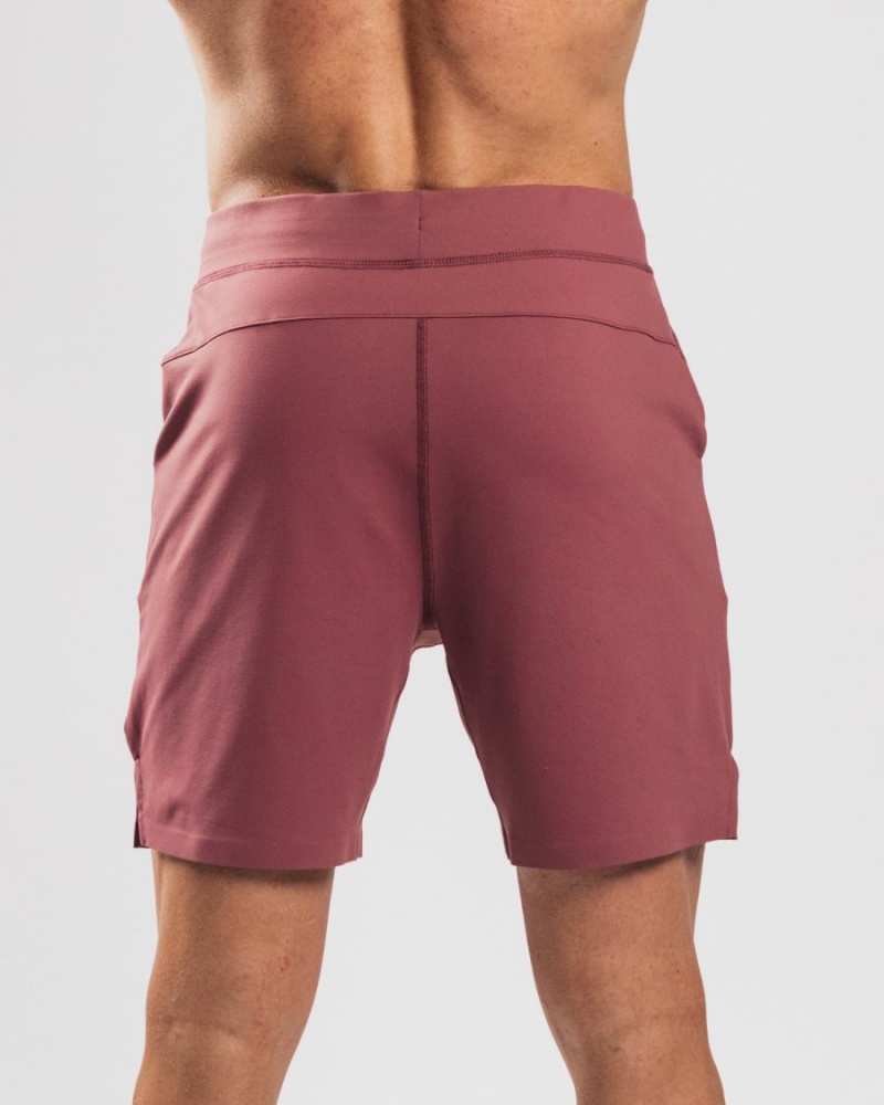 Alphalete Trace Kort 8" Shorts Herre Mauve | RIBFXJ-769