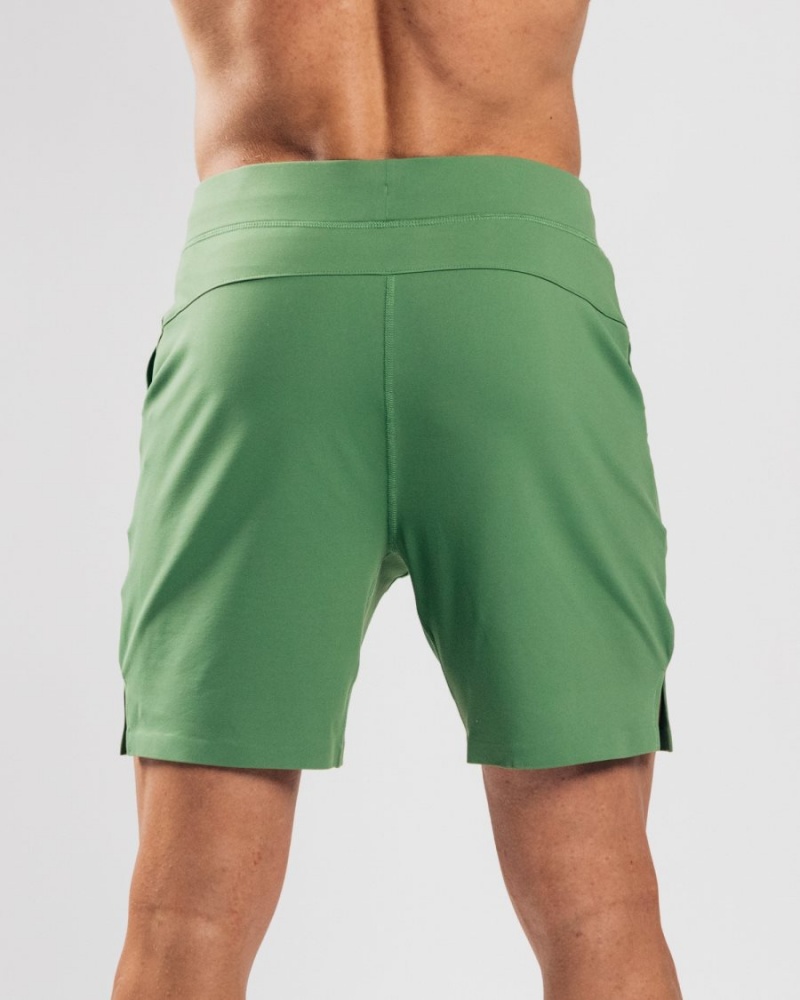 Alphalete Trace Kort 8" Shorts Herre Grønn | TFDLKI-786