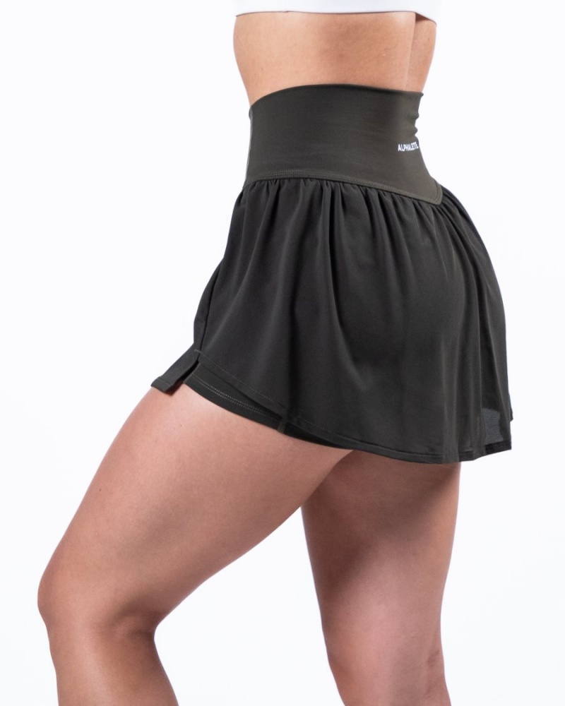 Alphalete Trace Skirt Skjørt Dame Grå | SLBHTZ-462