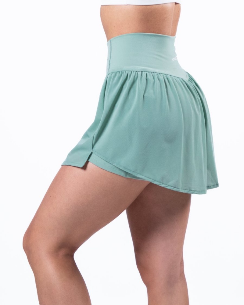 Alphalete Trace Skirt Skjørt Dame Jade | SKRQWY-968