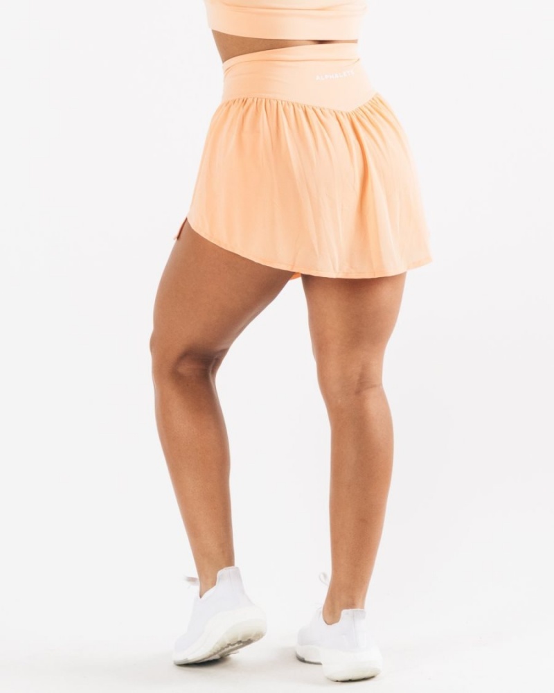 Alphalete Trace Skirt Skjørt Dame Korall | CXQFPJ-012