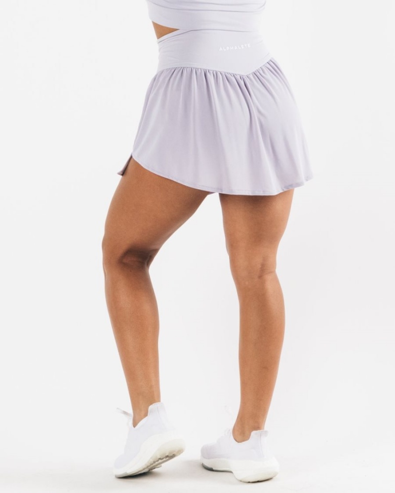 Alphalete Trace Skirt Skjørt Dame Lilac Haze | RWAJOY-395