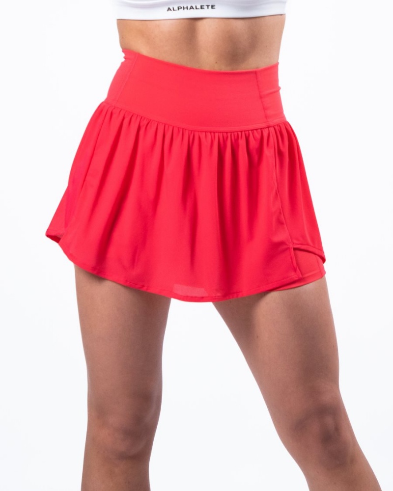 Alphalete Trace Skirt Skjørt Dame Rosa | TMNYAZ-269