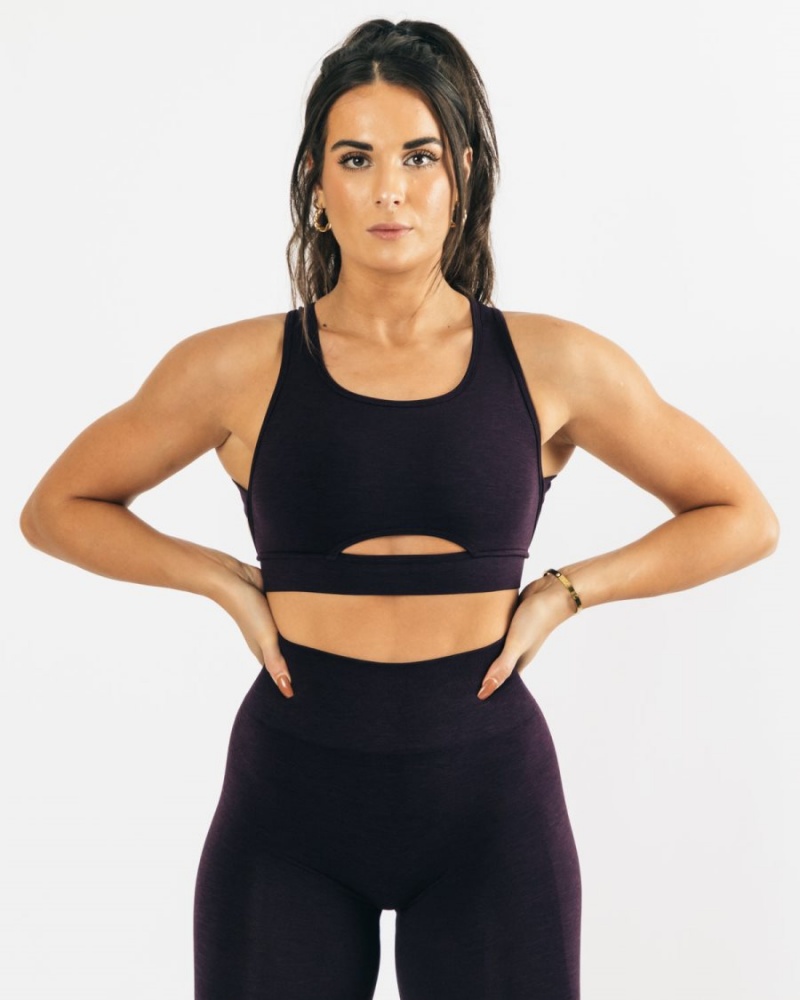 Alphalete Trinity Bra Sports BH Dame Twilight | RUXPOC-726