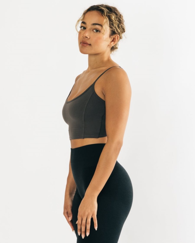 Alphalete Ultrasoft Allure Tank Tank Top Dame Grå | TDOBZN-845