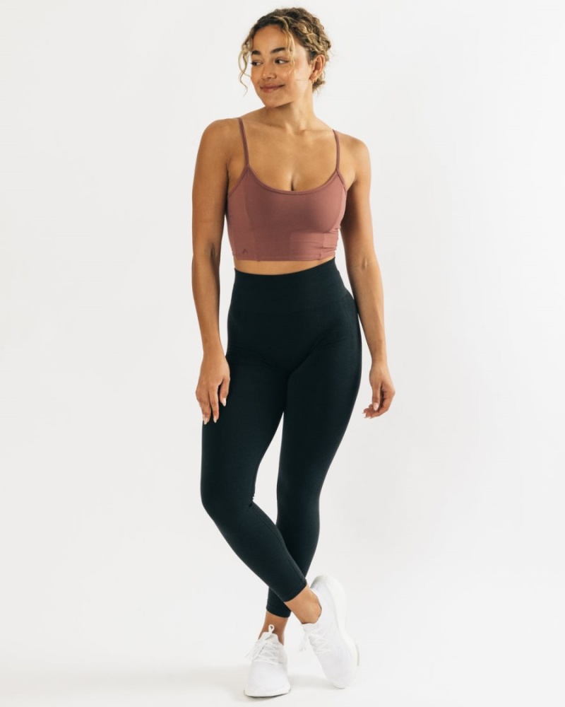 Alphalete Ultrasoft Allure Tank Tank Top Dame Mauve | JVDISL-508