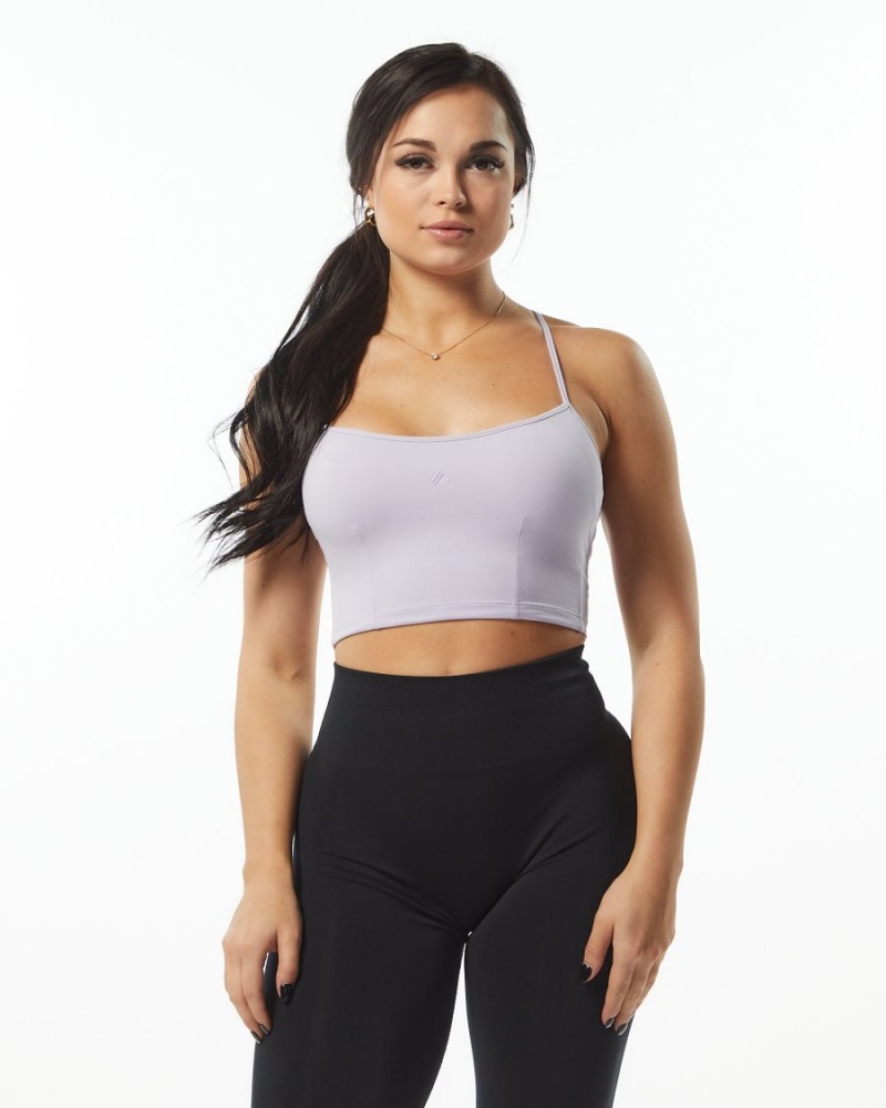 Alphalete Ultrasoft Camisole Tank Tank Top Dame Lilac | PDNWUO-170