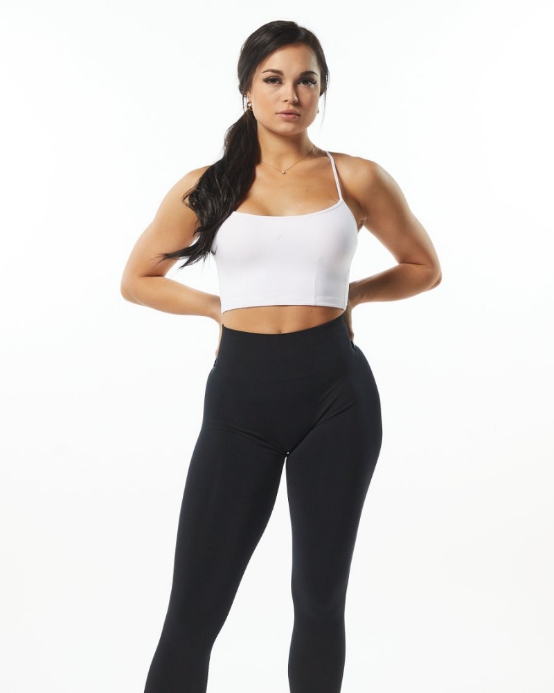 Alphalete Ultrasoft Camisole Tank Tank Top Dame Hvite | QALEFS-136