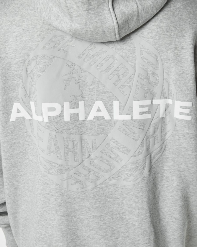 Alphalete Unity Hoodie Hettegenser Herre Grå | MBHLIJ-790