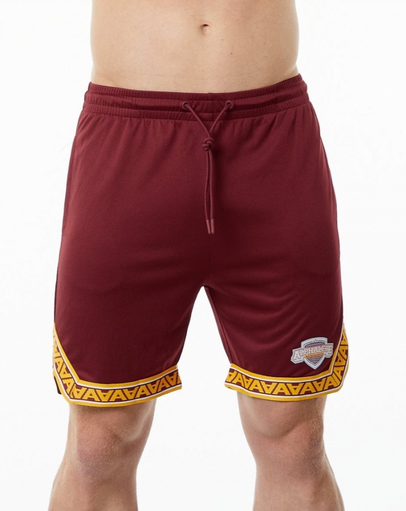 Alphalete Varsity Basketball Kort 9" Shorts Herre Crimson | YGLVJU-745