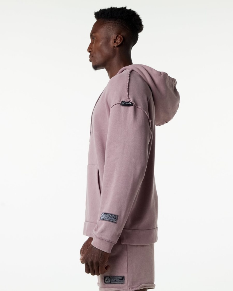 Alphalete Very Terry Hoodie Hettegenser Herre Rosa | QGKHRT-096