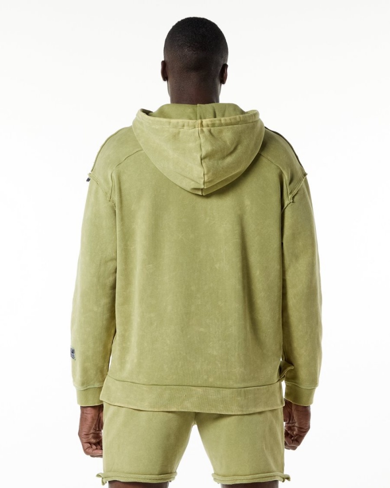 Alphalete Very Terry Hoodie Hettegenser Herre Grønn | KCUXWJ-710