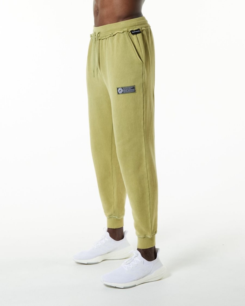 Alphalete Very Terry Jogger Joggebukser Herre Grønn | ZDASJR-015