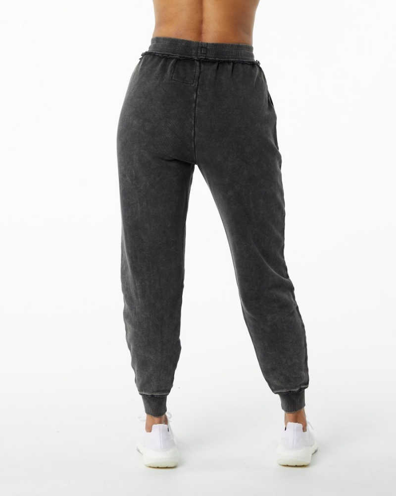 Alphalete Very Terry Jogger Joggebukser Dame Onyx | ZLUGPT-813