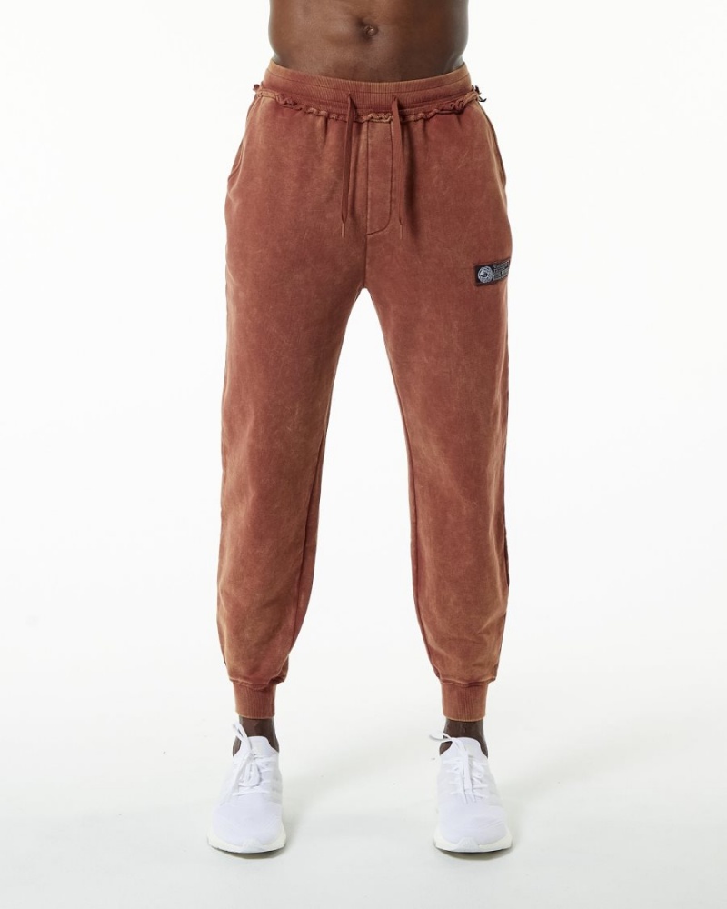 Alphalete Very Terry Jogger Joggebukser Herre Bloodstone | LVANBQ-015