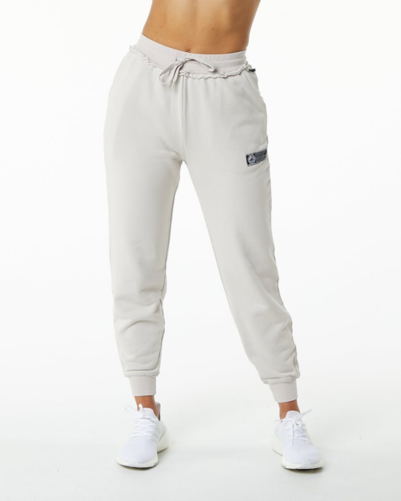 Alphalete Very Terry Jogger Joggebukser Dame Moonstone | RMWDON-238