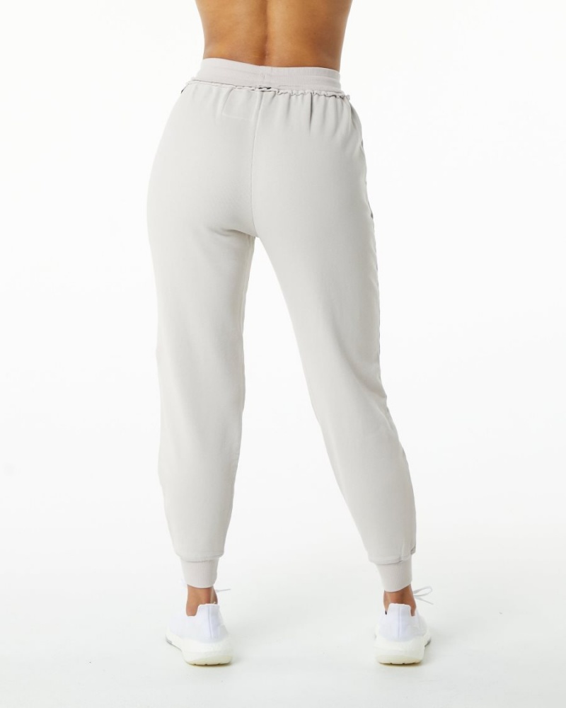 Alphalete Very Terry Jogger Joggebukser Dame Moonstone | RMWDON-238