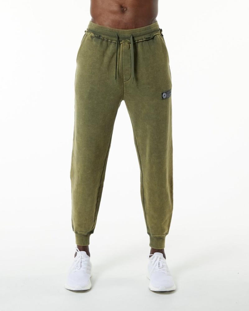 Alphalete Very Terry Jogger Joggebukser Herre Grønn | RNTYXV-810