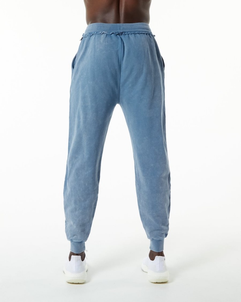 Alphalete Very Terry Jogger Joggebukser Herre Blå | AJERCL-396