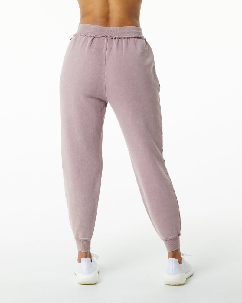 Alphalete Very Terry Jogger Joggebukser Dame Rosa | DUHZTY-736