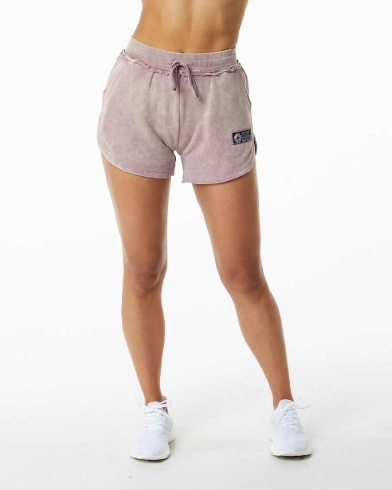 Alphalete Very Terry Kort Shorts Dame Rosa | ZBVLHC-469